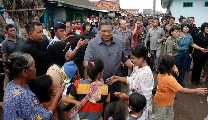 Janji Presiden SBY untuk Korban Banjir Jakarta