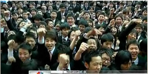 Ribuan Mahasiswa di Tokyo Lakukan Pawai Kerja
