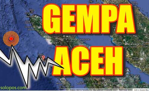 Gempa Kembali Mengguncang Aceh Pagi ini