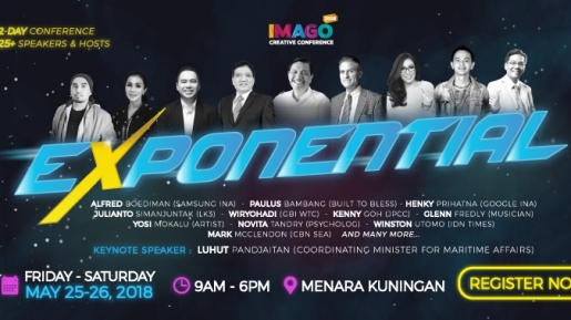 IMAGO 2018 Tinggal 5 Hari lagi. Bersiaplah Mengalami Exponential