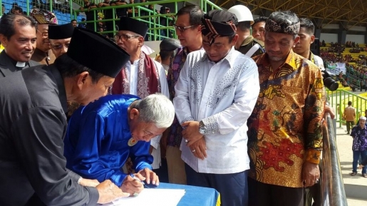 Tokoh Agama Di NTB Deklarasikan Lima Poin Penting Untuk Perangi Hoaks Dan Politisasi Agama