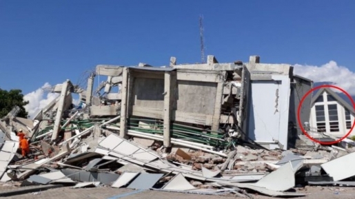 Hotel Sebelahnya Rata Dengan Tanah, Gereja Ini Tetap Kokoh Saat Diguncang Gempa Palu