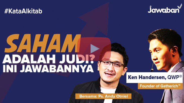 [VIDEO] #KataAlkitab: Saham Adalah Judi atau Investasi? Ini Jawabannya!