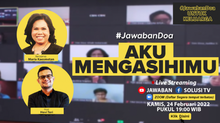 Jawaban Doa: “Aku Mengasihimu”