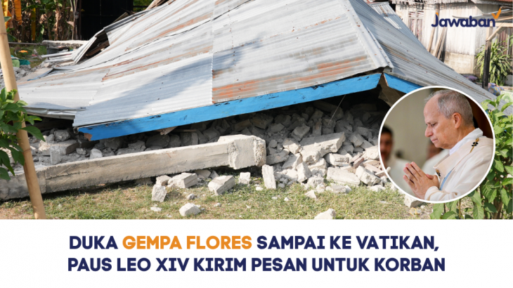 Duka Gempa Flores Sampai ke Vatikan, Paus Leo XIV Kirim Pesan untuk Korban