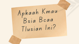 Typoglikemia Alasan Mengapa Kita Bisa Membaca Tulisan Secara Acak