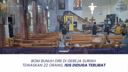 Bom Bunuh Diri di Gereja Suriah Tewaskan 22 Orang, ISIS Diduga Terlibat