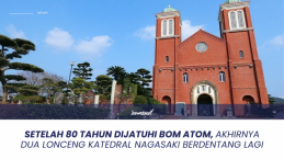 Setelah 80 Tahun Dijatuhi Bom Atom, Akhirnya Dua Lonceng Katedral Nagasaki Berdentang Lagi