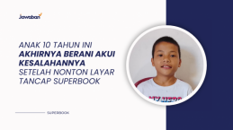 Anak 10 Tahun Ini Akhirnya Berani Akui Kesalahannya Setelah Nonton Layar Tancap Superbook