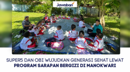 Super5 dan OBI Wujudkan Generasi Sehat Lewat Program Sarapan Bergizi di Manokwari