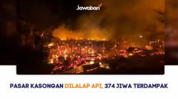 Pasar Kasongan Dilalap Api, 374 Jiwa Terdampak