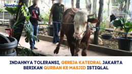 Indahnya Toleransi, Gereja Katedral Jakarta Berikan Qurban ke Masjid Istiqlal