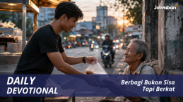 Berbagi Bukan Sisa, Tapi Berkat