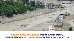 Banjir Bandang Nepal Putus Akses Desa, Gereja Tempuh Jalur Ekstrem untuk Bawa Bantuan
