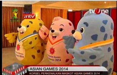 Maskot Lucu Milik Asian Games 2014 Mendatang