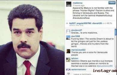 Madonna Kecam Presiden Venezuela di Instagram