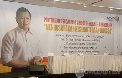 Berita Foto : Pra Seminar Hary Tanoe dengan Pendeta se-Jabodetabek