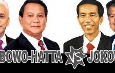 Elektabilitas Prabowo-Hatta Belum Bisa Lampaui Jokowi-JK