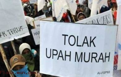 Tolak UMP, Buruh Ancam Aksi Lanjutan