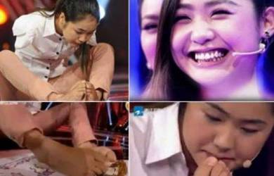 Kisah Gadis China Tanpa Lengan Wujudkan Mimpi