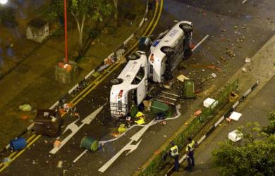 PM Singapura Sesalkan Kerusuhan Brutal di Little India