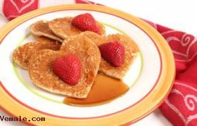 Ini Resep Kue Valentine, Pancake Hati