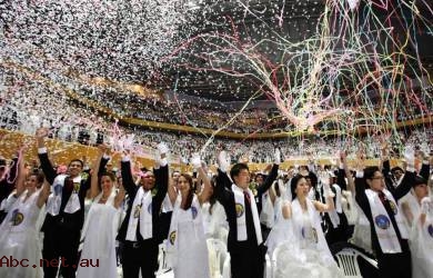 2500 Pasangan Nikah Massal di Gereja Moon