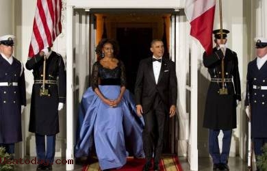 Diisukan Selingkuh, Obama-Michelle Masih Makan Romantis