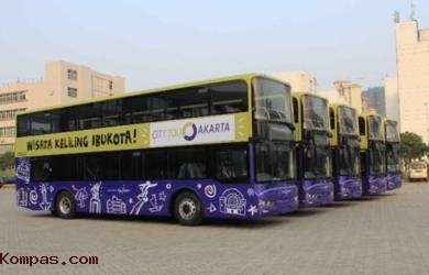 Asyik! Bus Wisata Jakarta Mulai Beroperasi