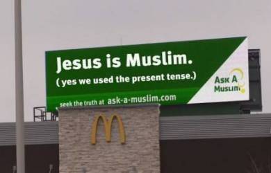 Umat Kristen Ohio Protes Papan Reklame 'Jesus Is Muslim'