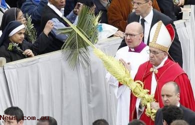 Kemeriahan Minggu Palma Sambut Pekan Suci Paskah