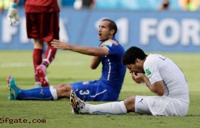 Piala Dunia 2014: Gigitan Suarez Berujung Skors