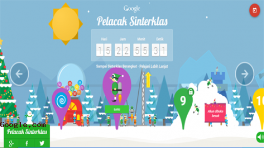 Yuk, Lacak Sinterklas Dengan Google ‘Santa Tracker’