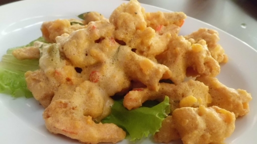 Resep Udang Goreng Telur Asin