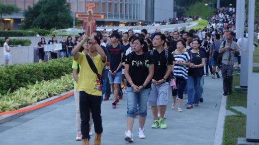 Umat Kristen Hong Kong Tolak Diskriminasi Agama di Tiongkok