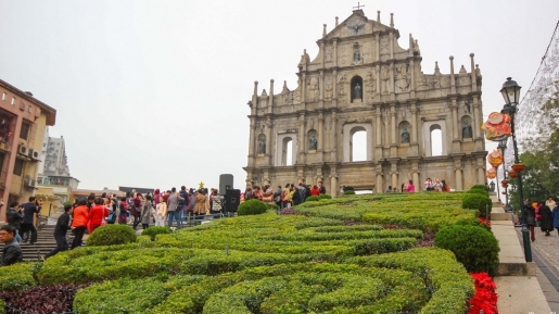 Traveling ke Macau Tak Lengkap Jika Tak Kunjungi Reruntuhan Gereja Ini