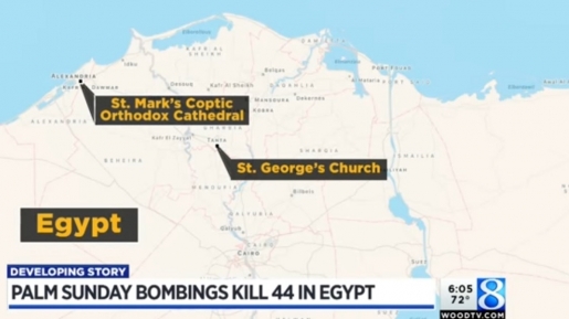 Minggu Palma Mesir Diwarnai Serangan Bom di Dua Gereja Koptik, ISIS Akui Jadi Pelaku!