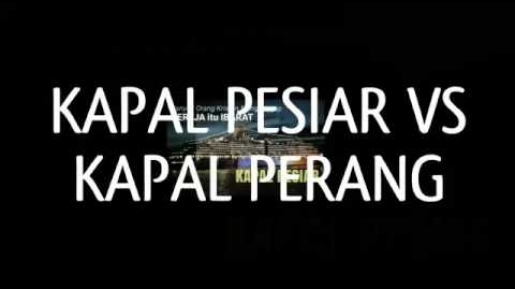 Kapal Pesiar Vs Kapal Perang, Sebagai Gereja Tuhan Kita Pilih yang Mana?