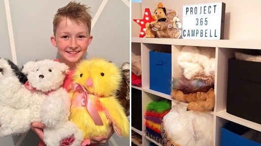 Salutnya! Bocah 12 Tahun Ini Bagikan Boneka Buatannya Sendiri ke Anak Pengidap Kanker