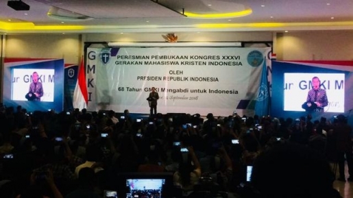 Hadiri Kongres GMKI, Presiden Jokowi Pesankan Dua Hal Ini…