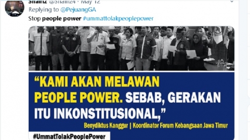 Makin Sengit, Tokoh Agama Dari Berbagai Daerah Ramai-ramai Tolak People Power