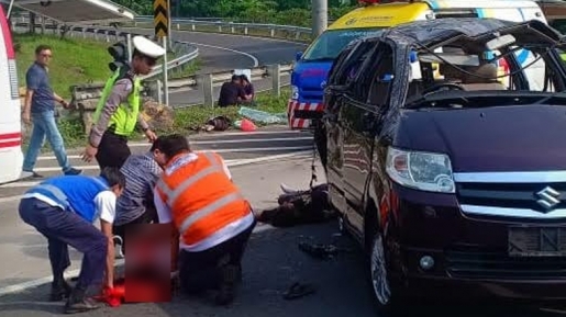 Rencana Mau Ibadah Minggu, 9 Orang Ini Alami Kecelakaan Nahas di Tol Jagorawi