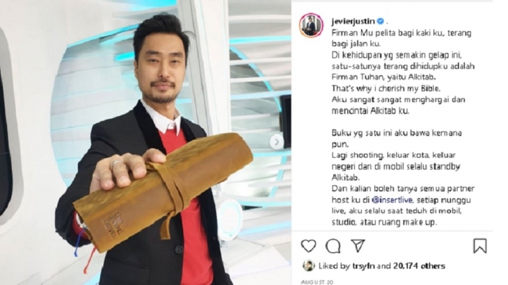 Ini 6 Artis yang Kerap Bagikan Kutipan Alkitab dan Kebaikan Tuhan di Sosial Medianya