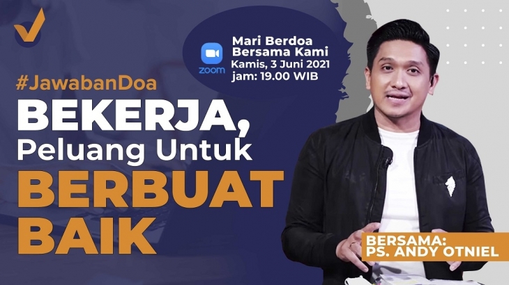 Pengen Didoakan dan Lebih Dekat Dengan Ps. Andy Otniel? Yuk Daftar Zoom Jawaban Doa