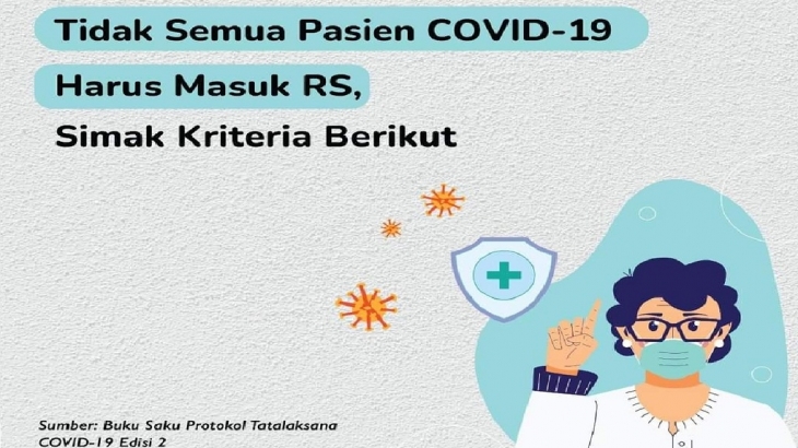 Apakah Semua yang Positif Covid-19 Harus Dirawat di Rumah Sakit? Ini Kata Presiden Jokowi