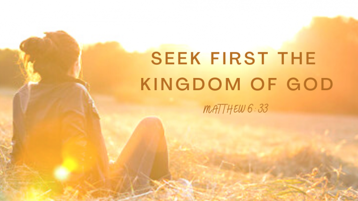 Cari Dahulu Kerajaan Allah, Maka Semuanya Akan Ditambahkan Kepadamu