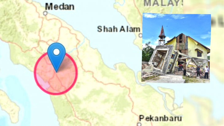 Gempa Susulan di Tapanuli Utara Masih Berlanjut, Gereja HKBP Ini Alami Kerusakan Parah