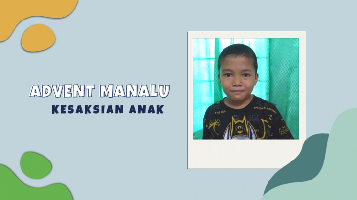 Dulu Advent Anak yang Pemalu Kini Dia Berani Memimpin Doa