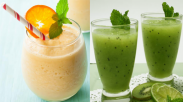 Resep Smoothie Jeruk Yogurt & Melon Kiwi Nan Segar