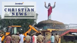 Dituduh Ilegal, Pemerintah India Hancurkan Patung Yesus Setinggi 6 Meter Ini